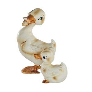 Josef Originals Duck Mama Duckling Figurine Set *AS IS FLAWS*